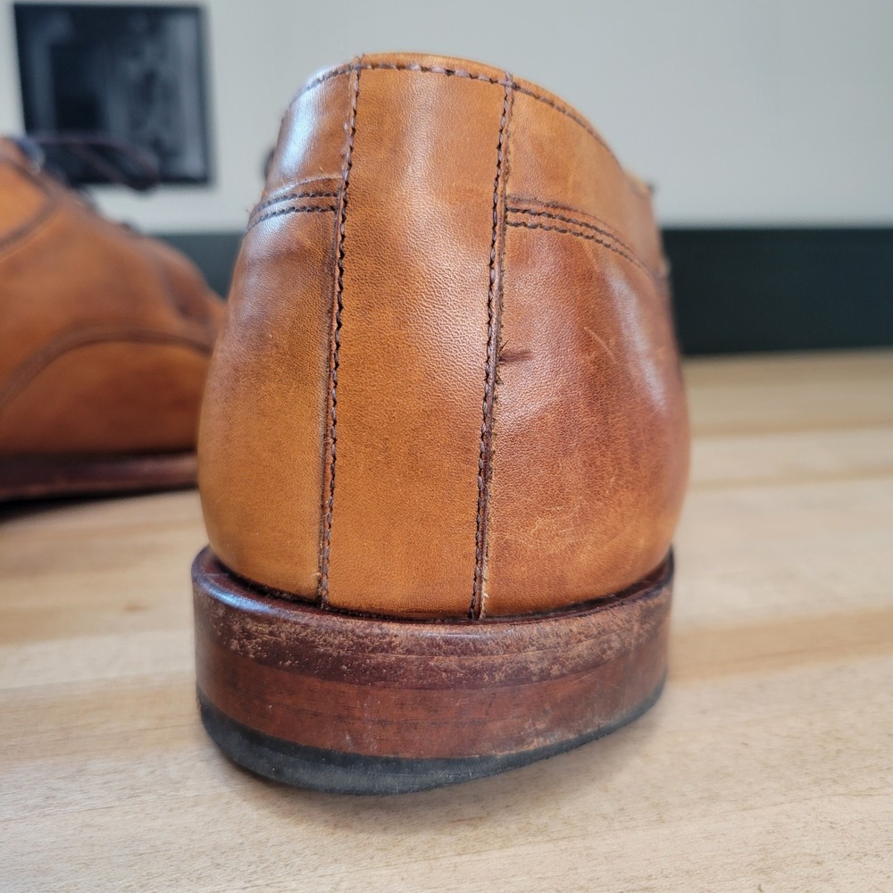 Allen Edmonds Mens Charleston Oxford Brown Leather Shoes Size 10.5 3E Wide EEE - Picture 13 of 16